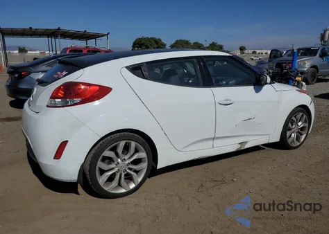 2015 Hyundai Veloster из США, поврежденный, VIN KMHTC6AD4FU238181